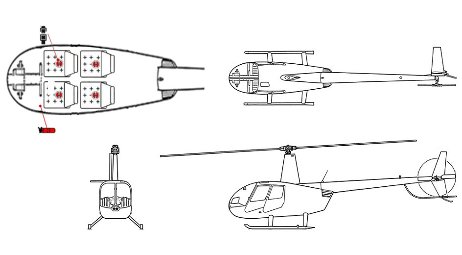 Plan du Robinson R44
